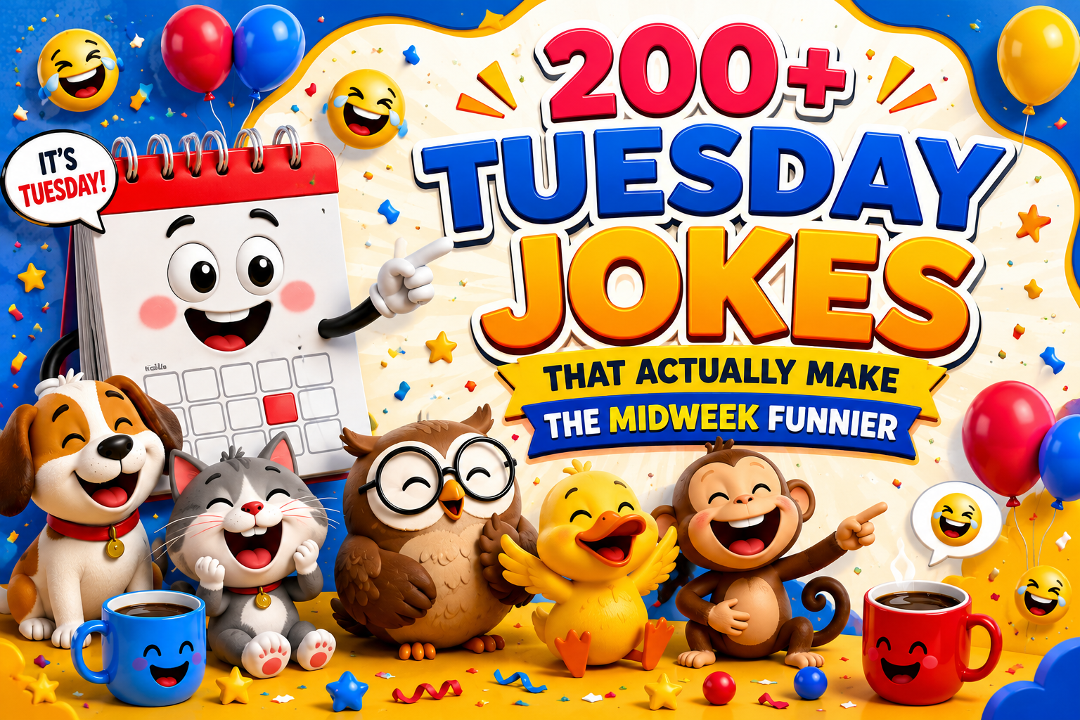 200+ Tuesday Jokes That Actually Make the Midweek Funnier