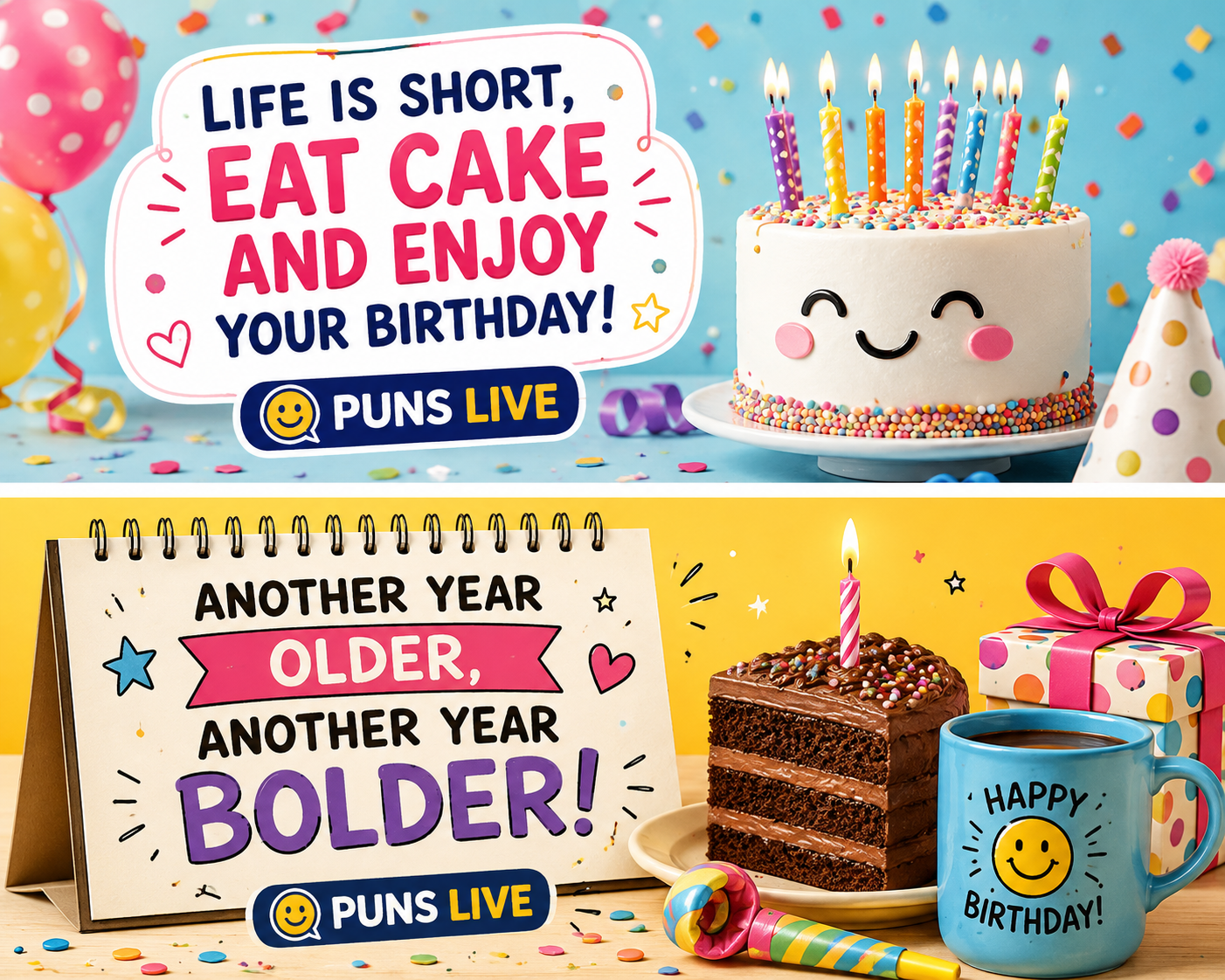375 Birthday Puns That Make Every Celebration Funnier 🎂😂