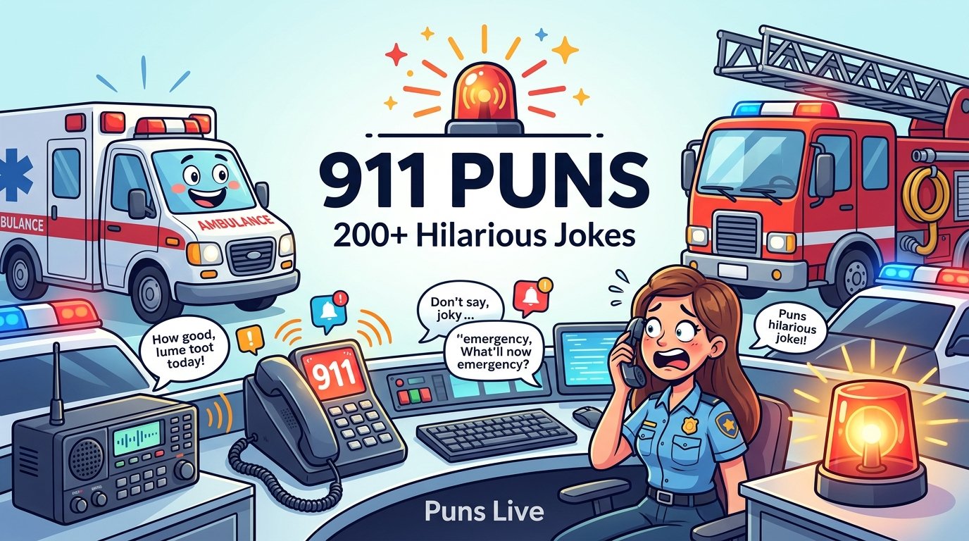 911 Puns So Good, They Should Come With Their Own Siren