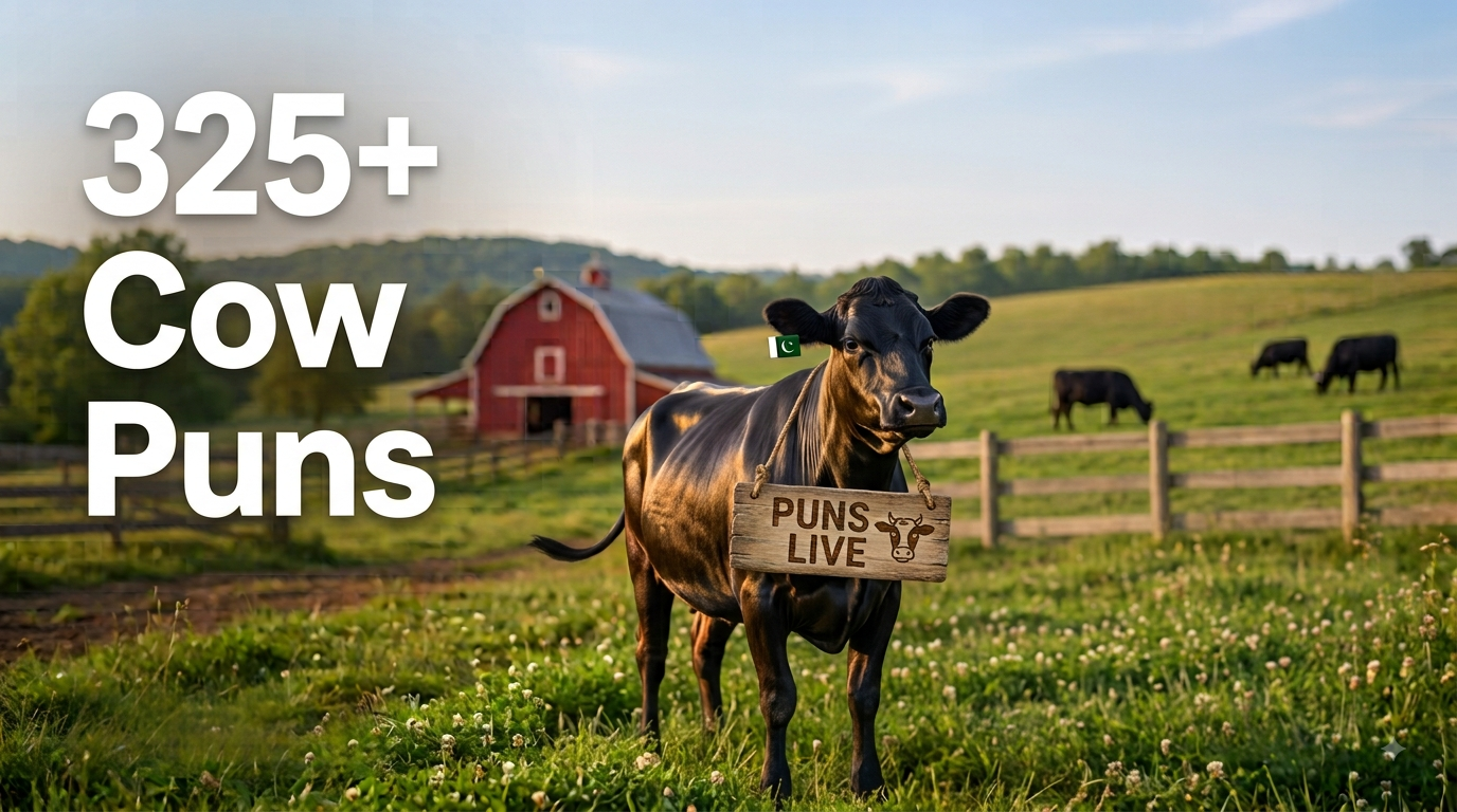 325+ Cow Puns: Funny, Cute, Clever & Udderly Hilarious 🐄😂