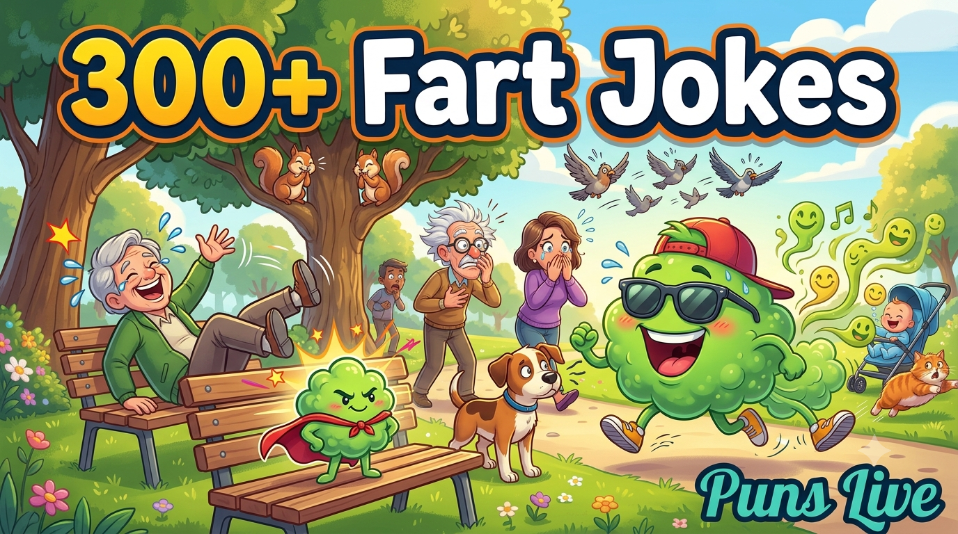 200+ Funny Fart Jokes That Will Blow You Away (Clean & Silly 2026)