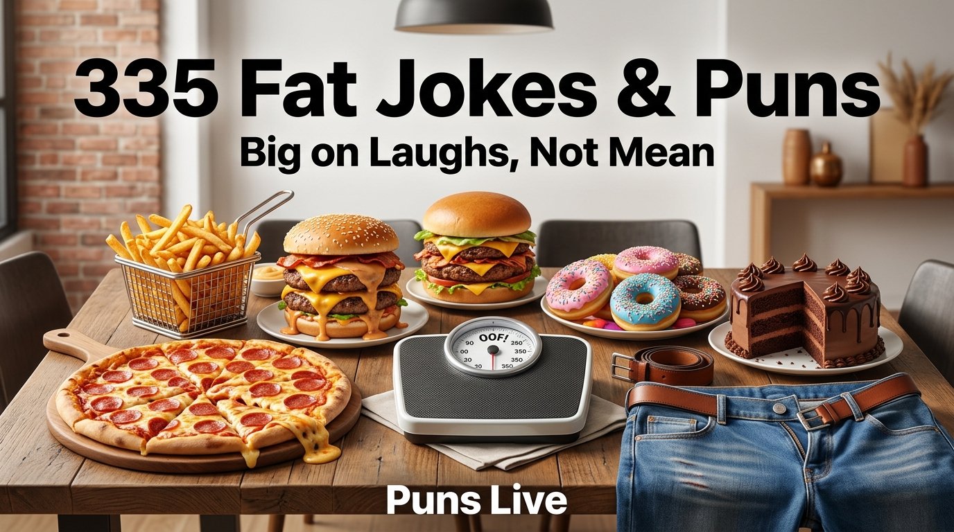 335 Fat Jokes & Puns That Are Big on Laughs, Not Mean