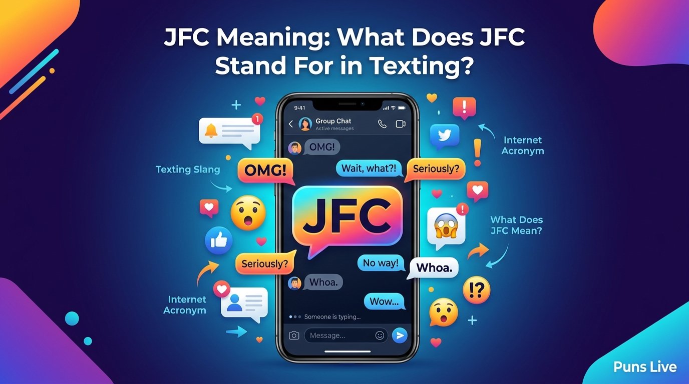 JFC Meaning: What Does JFC Stand For in Texting, Slang & Social Media? (2026 Guide)