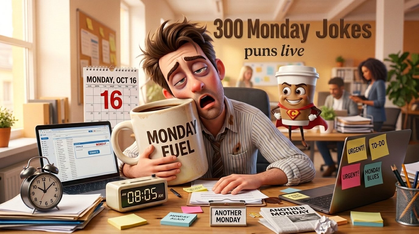 300+ Funny Monday Jokes to Make Your Monday Better