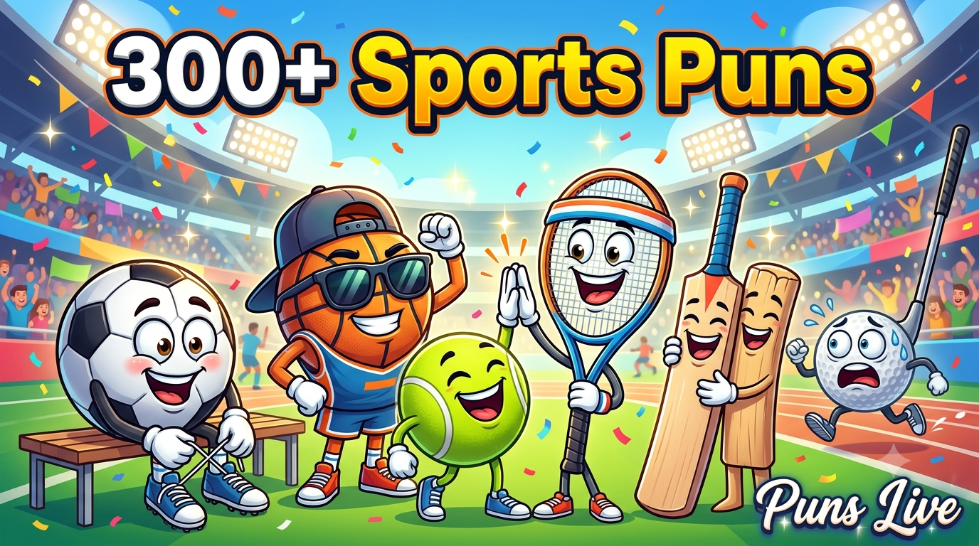 350 Sports Puns That Will Score Big Laughs for Every Fan