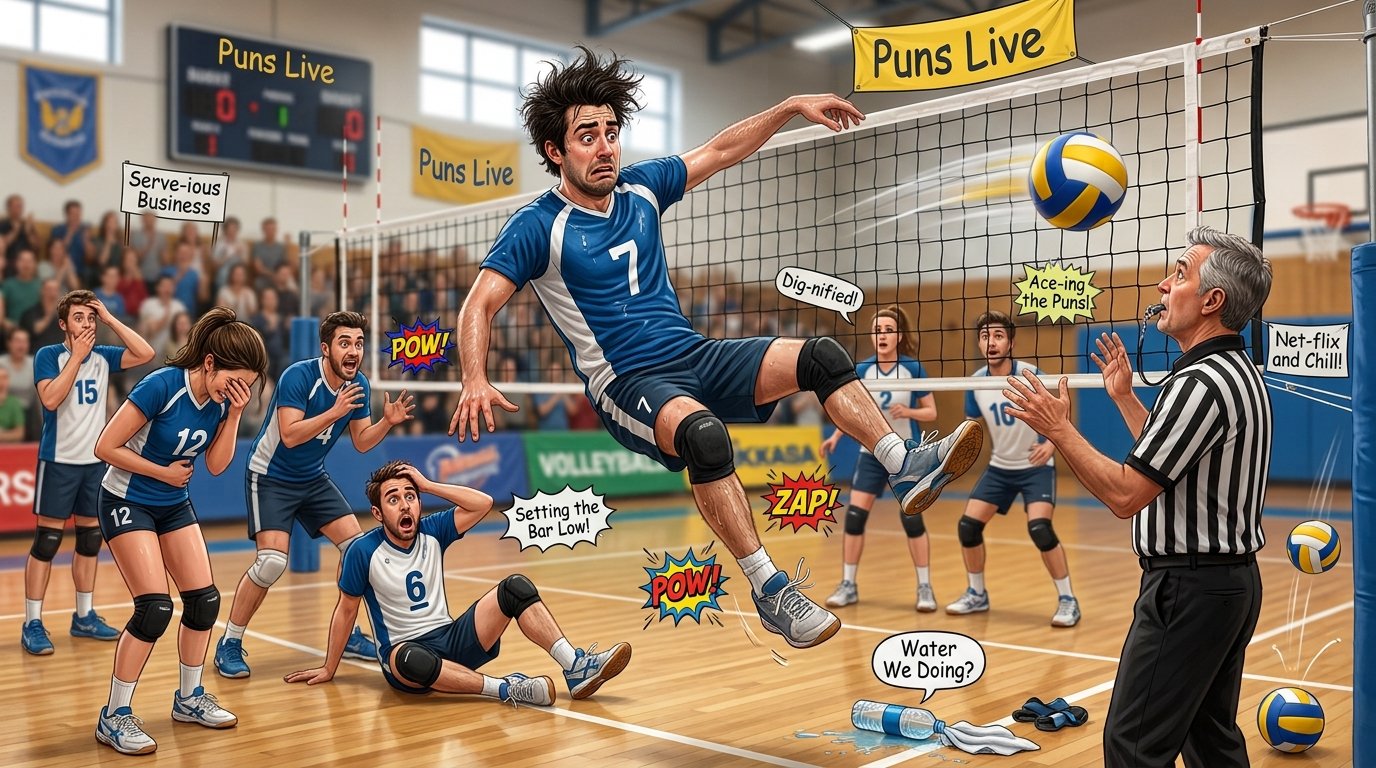 Funny Volleyball Jokes That Actually Land (350+ Puns, Jokes and One Liners)