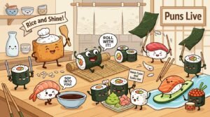 funny sushi puns