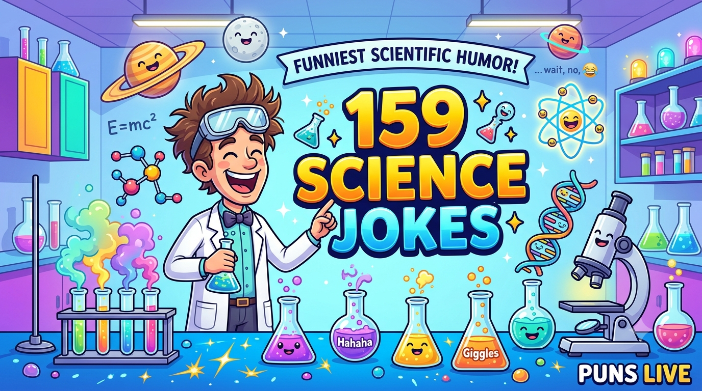 Science Jokes: 159 Science Jokes That’ll Get a Great Reaction