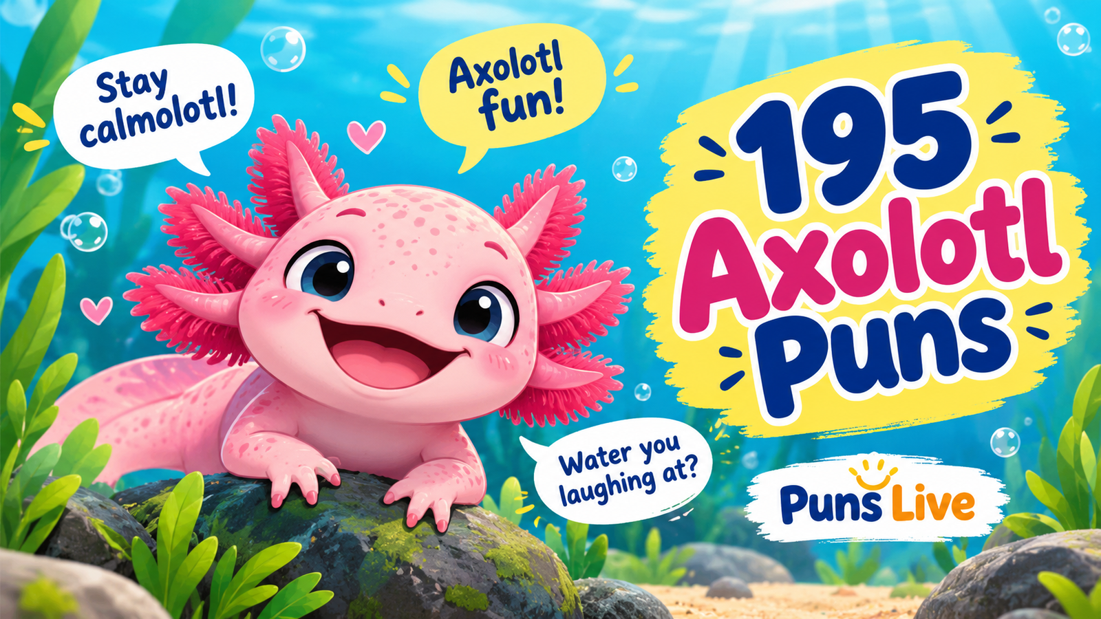 159 Axolotl Puns That Are Seriously A Lotl Fun