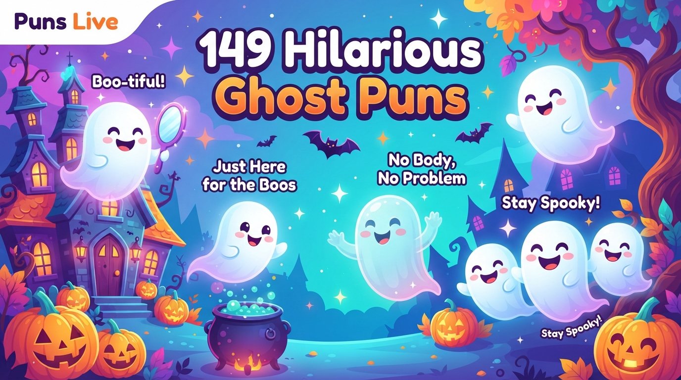 149 Hilarious Ghost Puns That Will Haunt Your Funny Bone