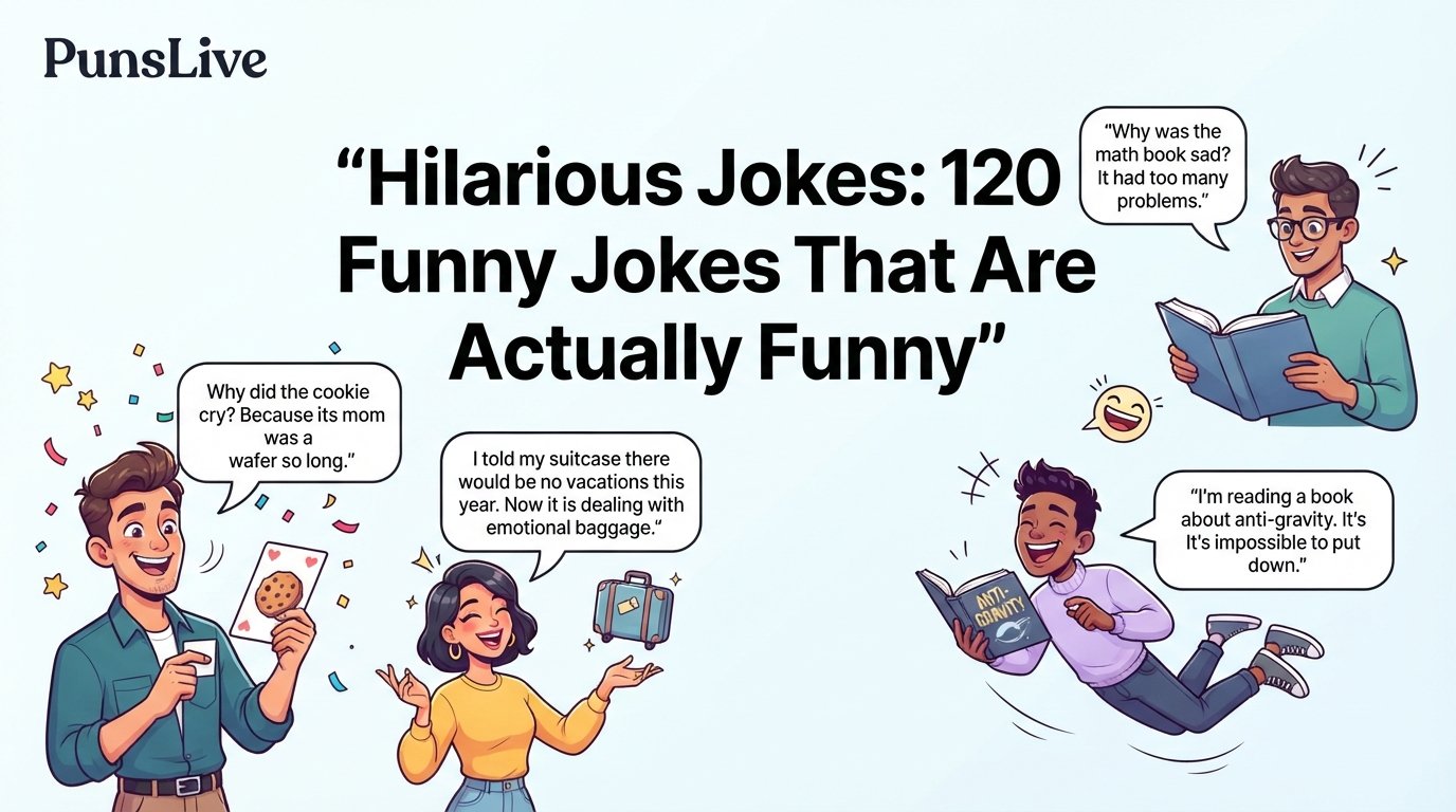 Hilarious Jokes: 120 Funny Jokes That Are Actually Funny