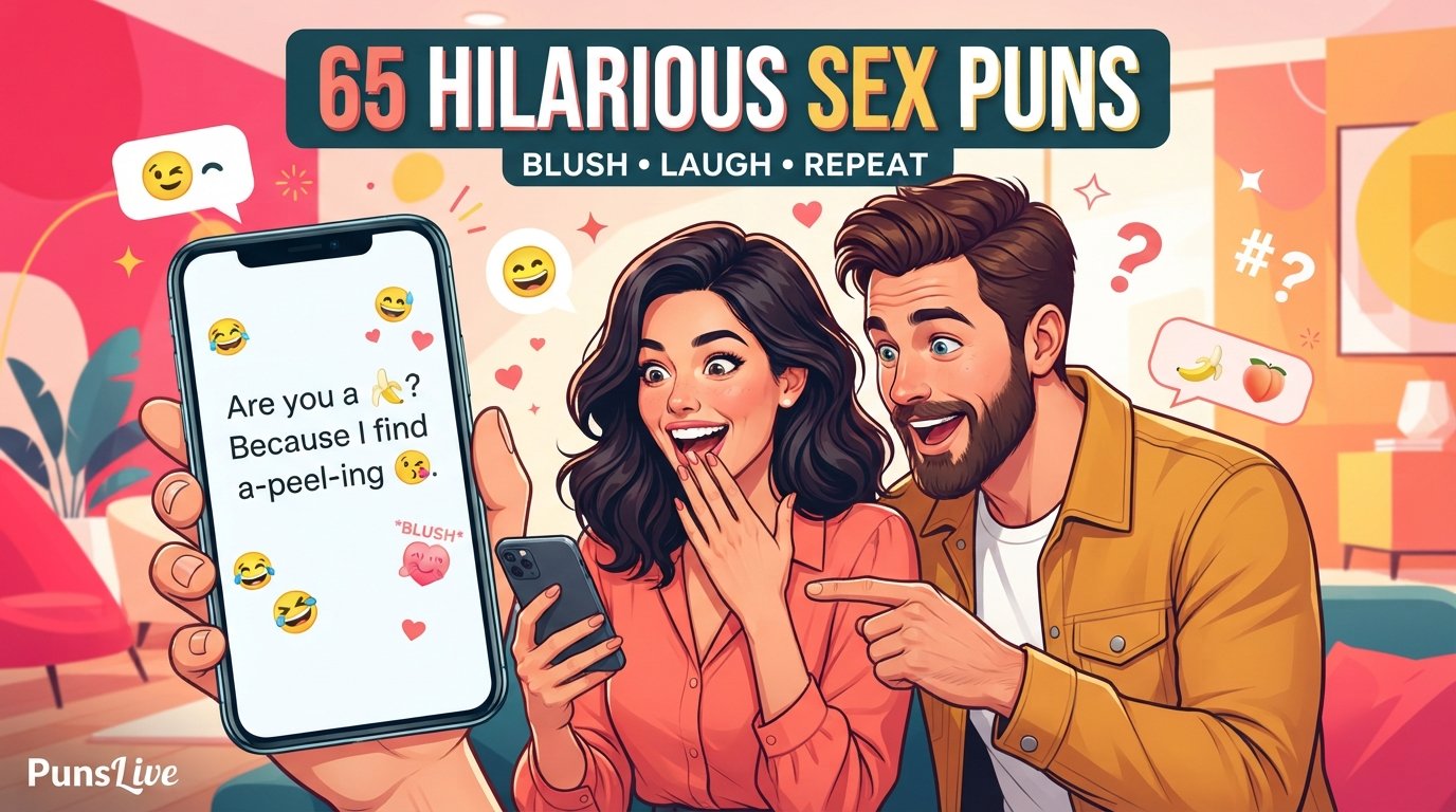 65 Hilarious Sex Puns That’ll Make You Blush and Laugh