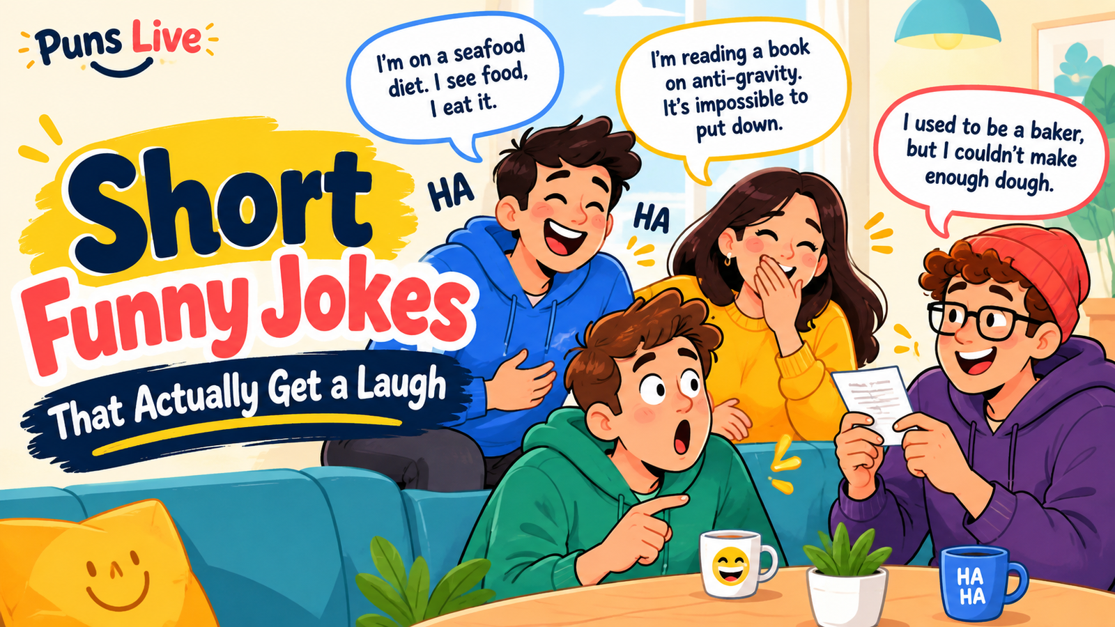 Short Funny Jokes That Actually Get a Laugh