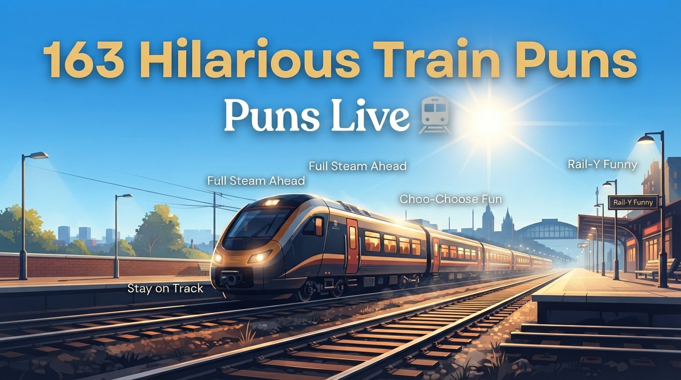 163 Hilarious Train Puns That Will Keep You Laughing All the Way to the Station