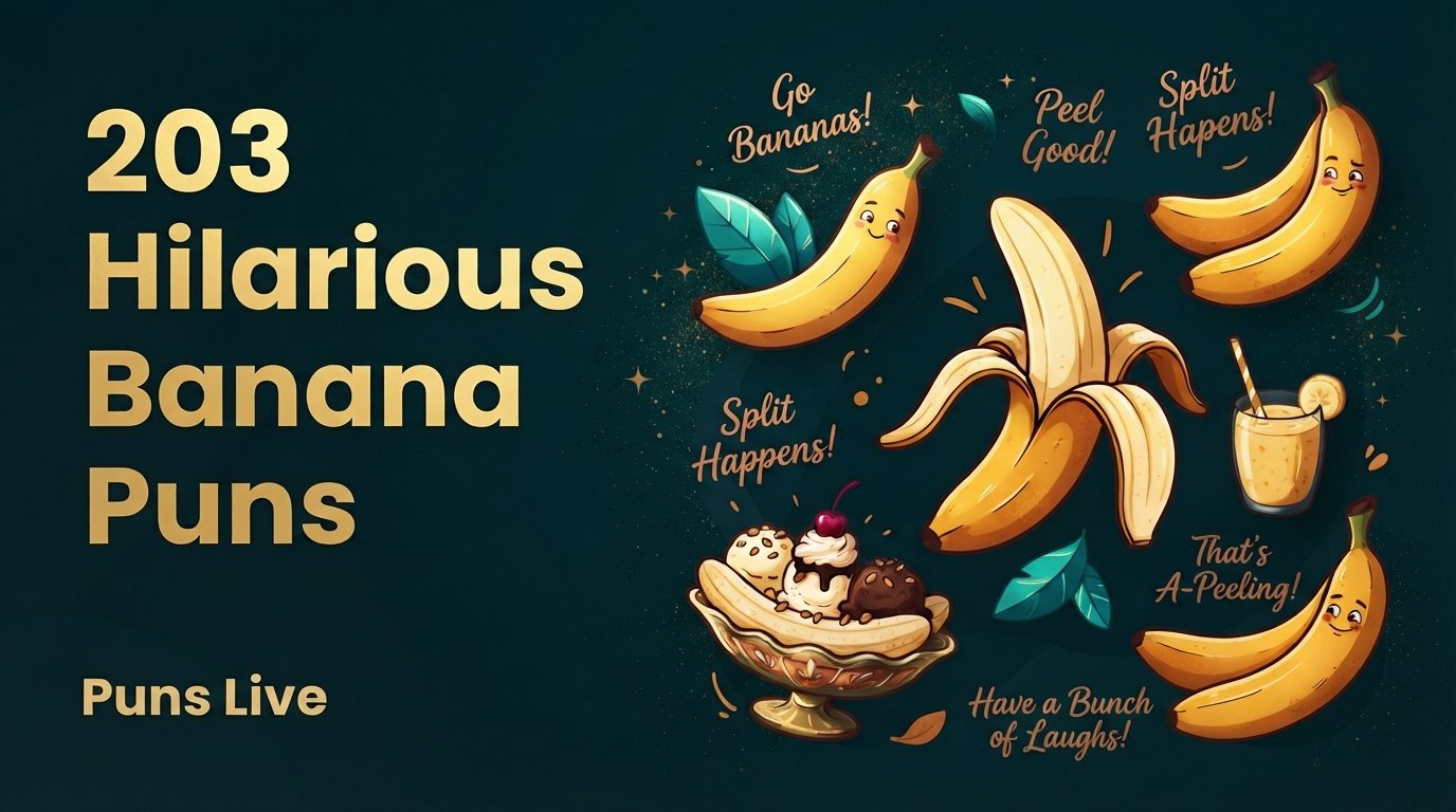 203 Hilarious Banana Puns That Will Make You Go Bananas