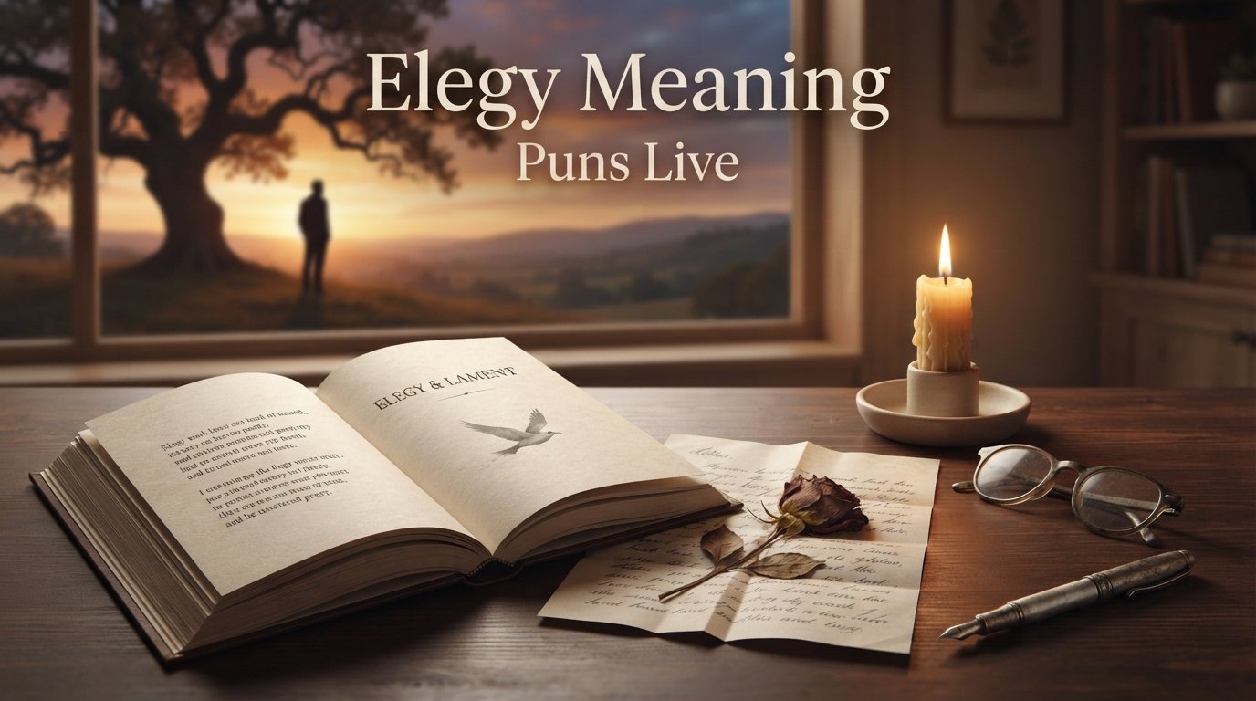 Elegy Meaning: Definition, Examples & Literary Context