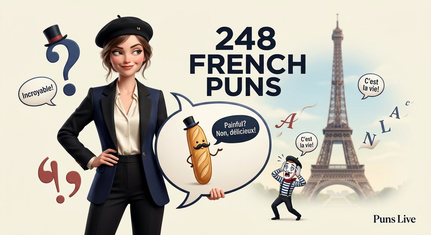 248 French Puns That Turn Bonjour Into Brilliant Wordplay