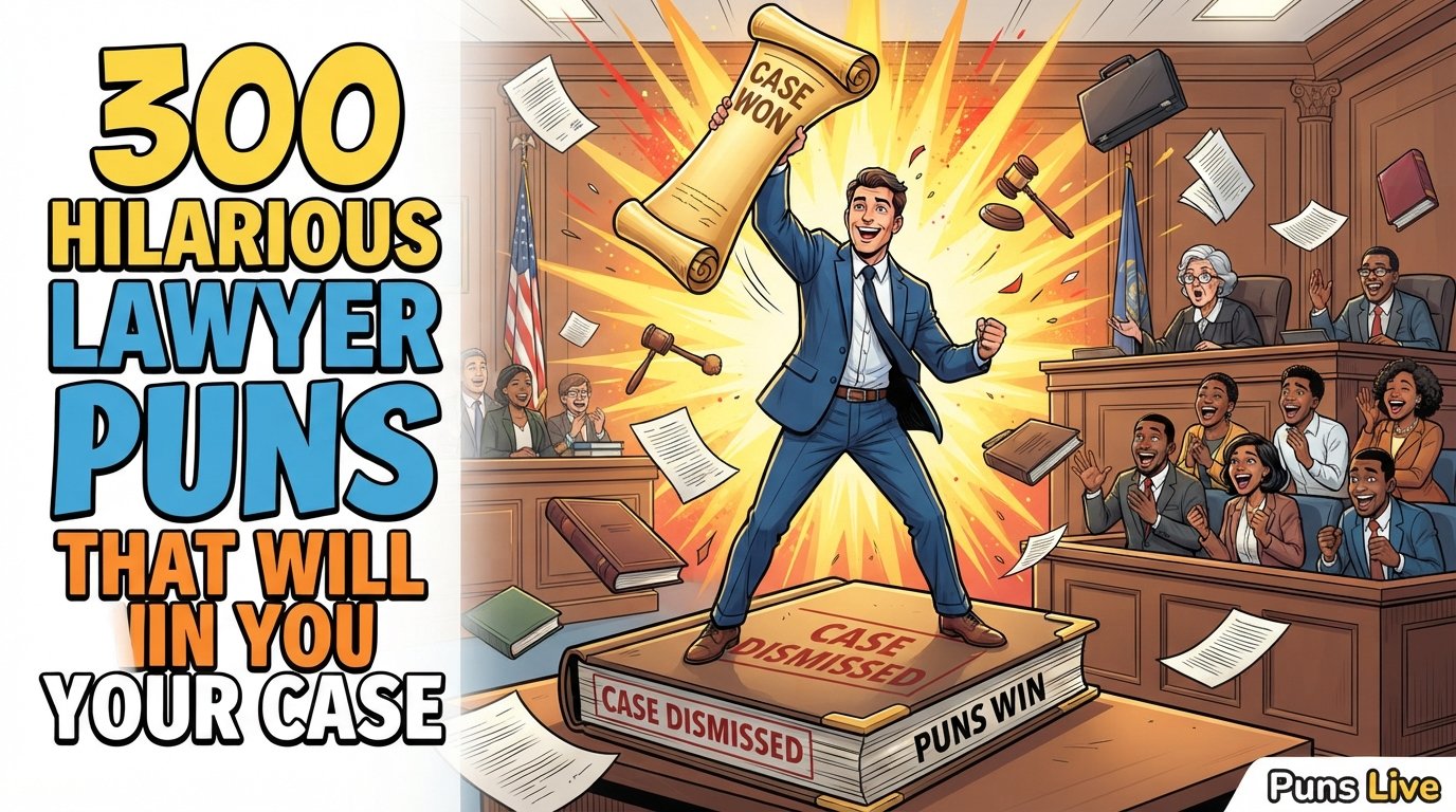 300 Hilarious Lawyer Puns That Will Win Your Case