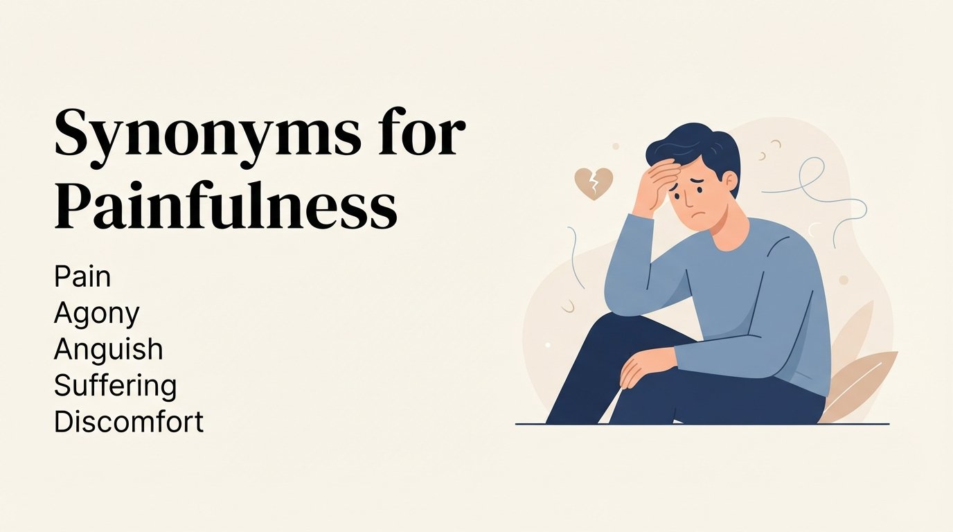 Synonyms for Painfulness