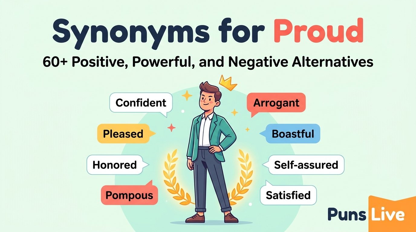 Synonyms for Proud: 60+ Positive, Powerful, and Negative Alternatives